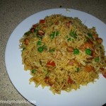 fried rice with vegetable